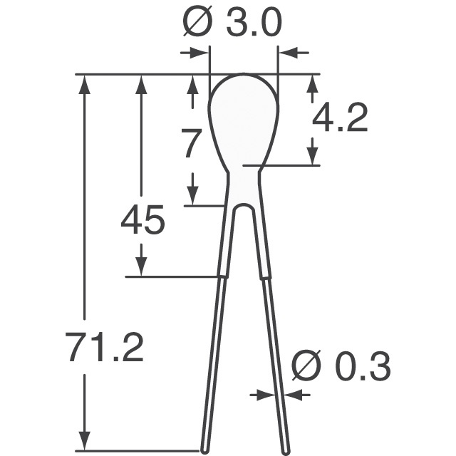 B57561G0103F000 EPCOS - TDK Electronics  Capteurs de température - Thermistances CTN